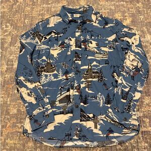 Faherty Ski Resort Corduroy Button Down Shirt